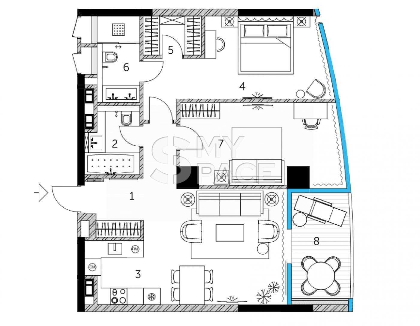 ЖК Taryan Towers 84м 9пов з ТЕРРАСОЮ