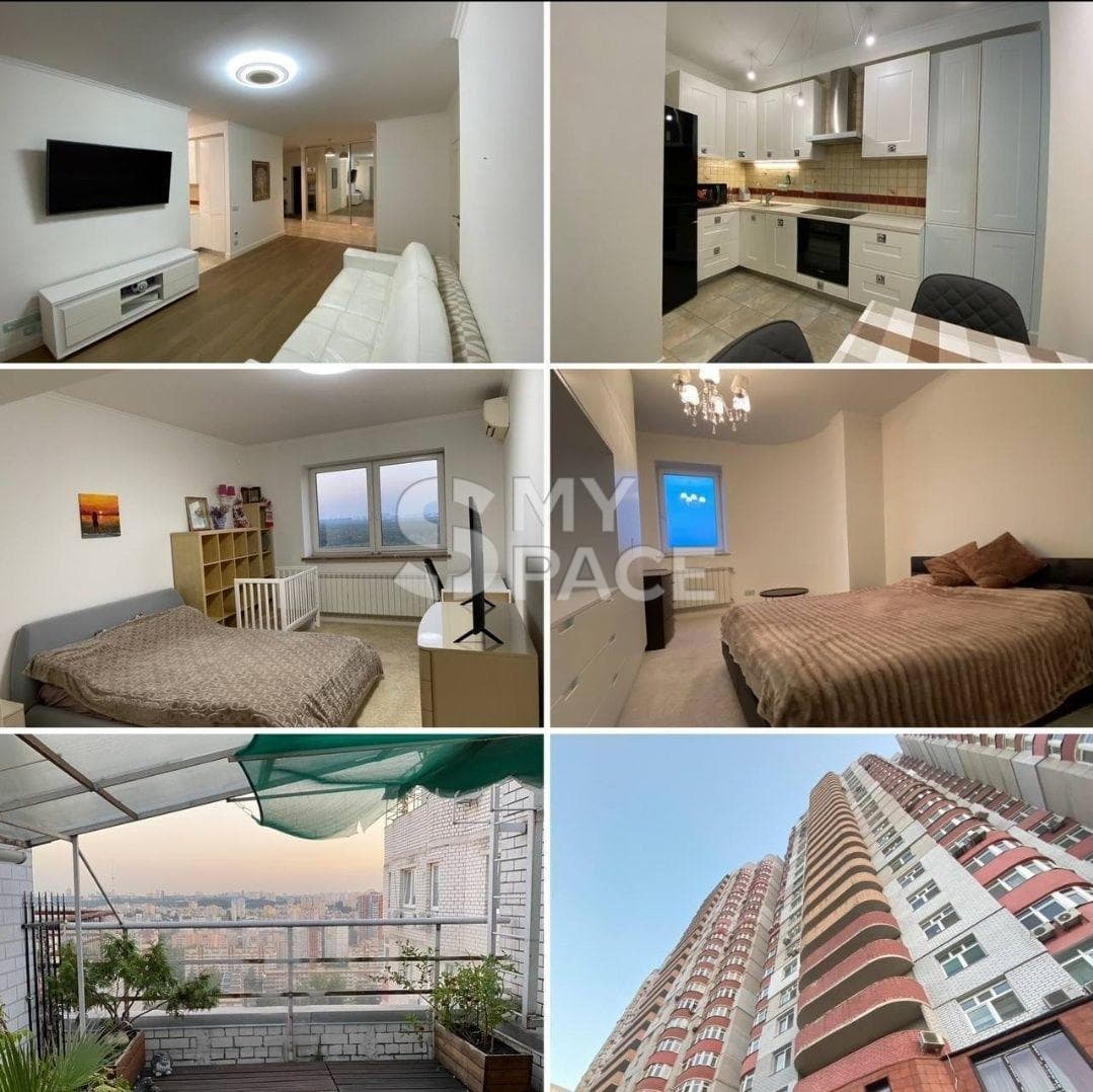 Продаж 3-к 90м2+тераса 26м2