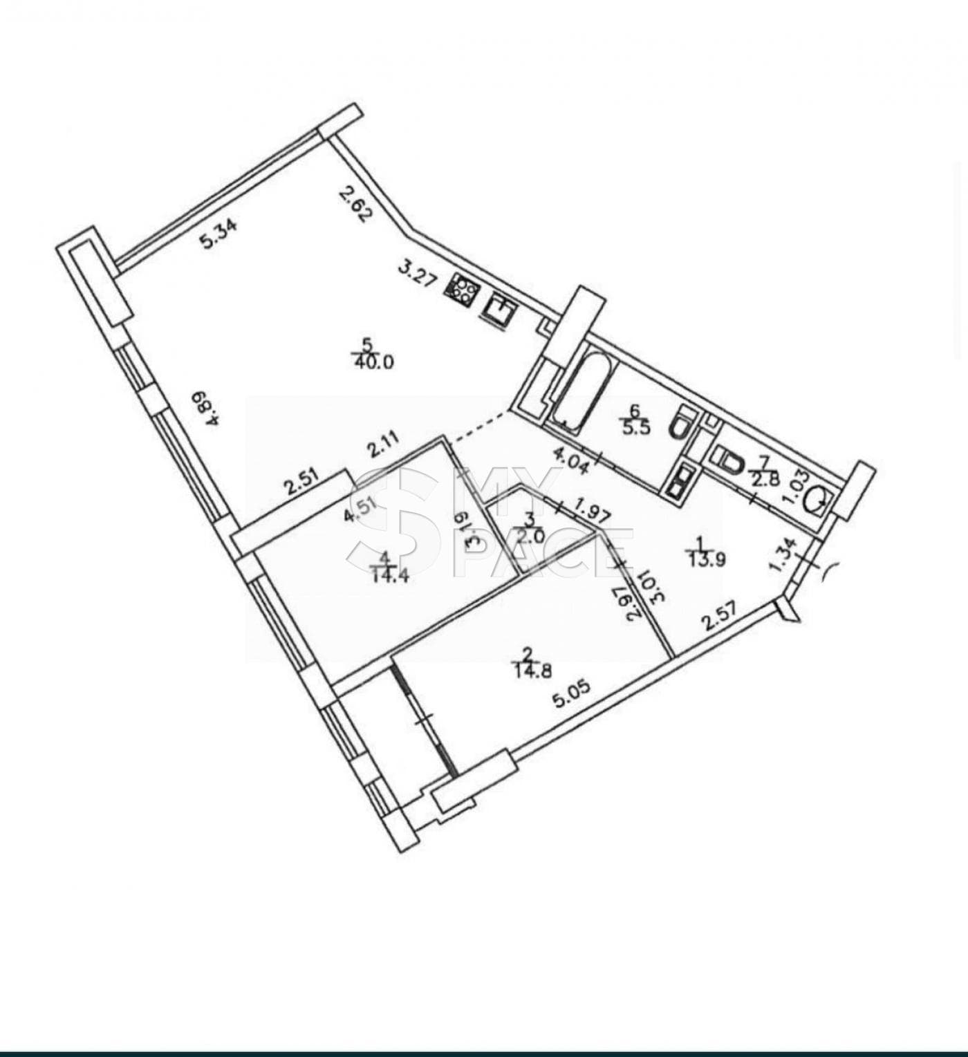 ЖК Manhattan, 2-й будинок, 34-й поверх